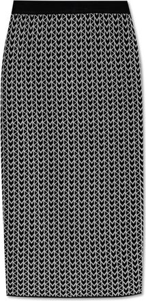 Michael Kors Monogram rok - Dames - Midirokken - Zwart - S - Rokken