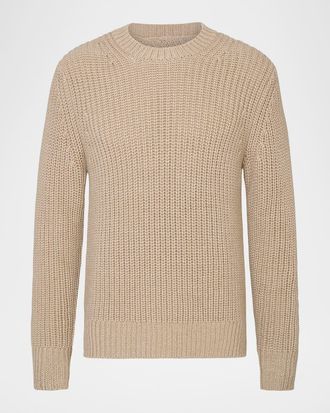 Vince Men & apos;s Utility Shaker Merino Wool Sweater