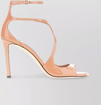 Jimmy Choo London leather stiletto sandals