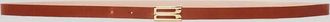 Victoria Beckham Womens Micro Frame Belt In Tan