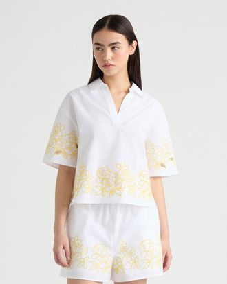 NVLT Womens Embroidery Shirt