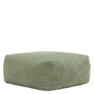 Icon Brand Puf reposapi&eacute;s modular en pana verde salvia