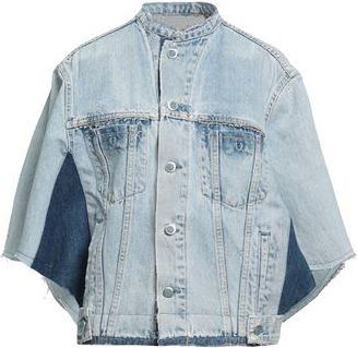 BLUE OF A KIND COATS & JACKETS - Capes on YOOX.COM