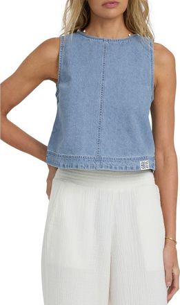 Billabong Sea Breeze Denim Shell in Sea Blue at Nordstrom, Size Large