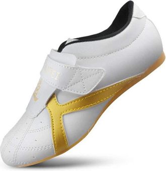 Generic Taekwondo Shoes, Adults Breathable Sport,Lightweight, for Boxing, Kung Fu, Karate and Taichi, Indoor Training Sports(10.5 UK Child) White
