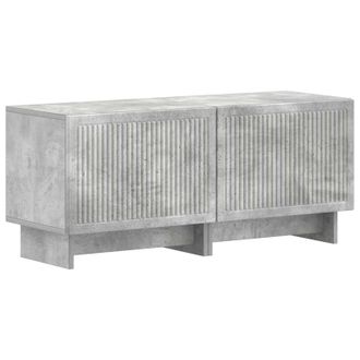 vidaXL Mueble De Tv Gris Hormig&oacute;n Madera De Ingenier&iacute;a Vidaxl