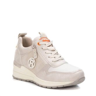 Xti Womens Wedge Sneakers In White