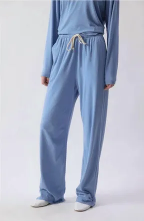 American Vintage Ypawood Jogger In Melange Blue
