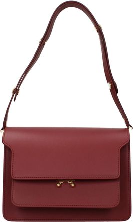 Marni Red Leather Shoulder Womens Bag