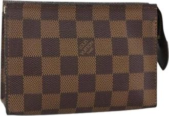 Louis Vuitton Pre-owned Clutches, female, Brown, Size: ONE SIZE Pre-owned Pochette Toilette 15