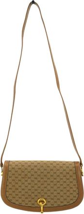 Gucci Gucci Vintage Stoffen Schoudertas Horsebit