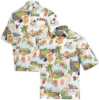 Reyn Spooner Mens Reyn Spooner White San Francisco Giants Scenic Button-Up Shirt at Nordstrom, Size X-Large