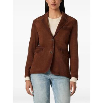 Golden Goose Suede Single-breasted Blazer