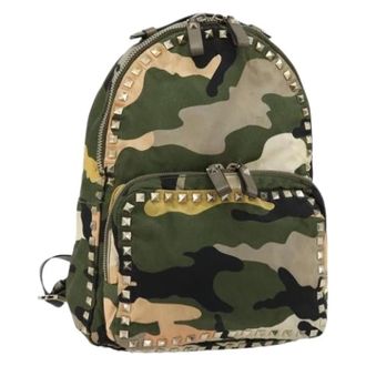 Valentino Pre-owned Backpacks, female, Multicolor, Size: ONE SIZE Pre-owned Vintage Nylon Backpack