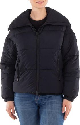 Save The Duck Hina High-Rise Stand Collar Jacket, Brand Size 0 (X-Small)