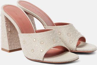 Amina Muaddi Brigitte Slipper 95 mules
