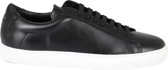 Zesp&agrave; Nappa Leren Sneakers - Heren - Sneakers - Zwart - 42 1/2 EU - Leer - Schoenen