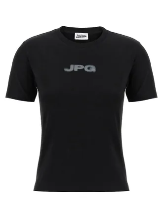 Jean Paul Gaultier Womens The Black Jpg Baby Tee T-Shirt