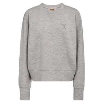 Mos Mosh Felpa MMKiki Celli O-Ls - - Sweatshirts & Hoodies - Donna - Grigio - L