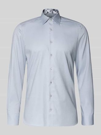 Olymp Level 5 Slim Fit Business Hemd aus Baumwolle mit Kentkragen in Silber, Gr&ouml;&szlig;e 38