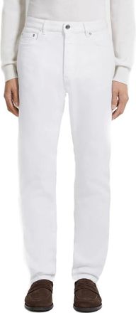 Ermenegildo Zegna Jeans, Heren, Wit, W33, Katoen, Roccia Jeans