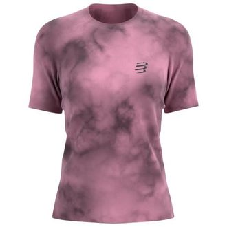 Compressport Performance S/S T-Shirt Laufshirt f&uuml;r Damen | rosa/lila