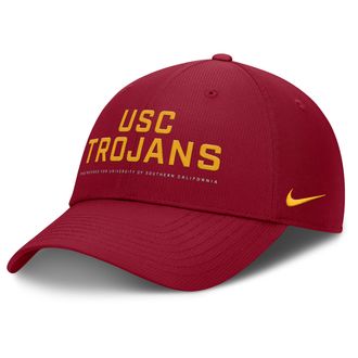 Nike USC On-Field Club Gameday Nike Mens Dri-FIT College Adjustable Hat in Red | NC0869WSCJ-CDY