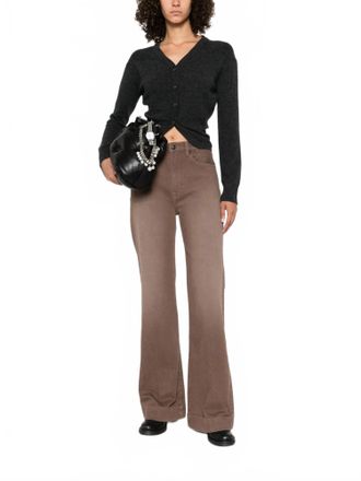 R13 Charlotte Jean In Clean Umber Stretch