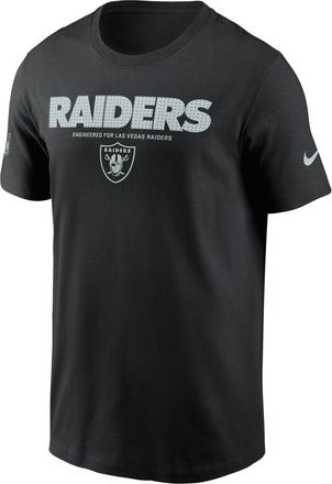 Nike Las Vegas Raiders Sideline Team Issue Nike Mens Dri-FIT NFL T-Shirt in Black | 02ET00A8D-AR5