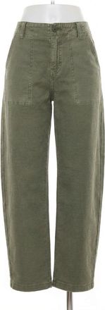 Z Supply Olive Twill Pants In Hunter Green