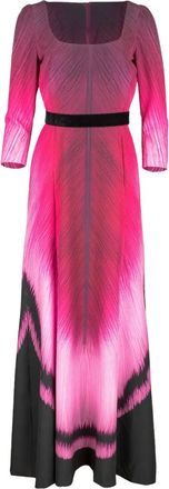 Mary Katrantzou Allegra square-neck maxi dress - Pink