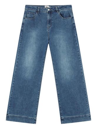 B+ab braided-detail jeans - women - Polyester/Cotton - 27 - Blue