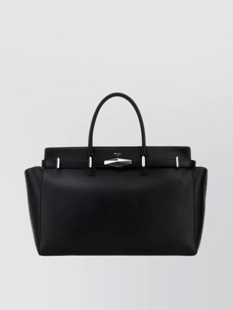 Jimmy Choo London diamond large leather shoulder bag