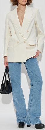 Max Mara Suez Blazer, Womens, Cream