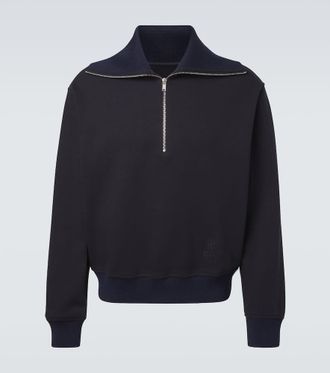 Jil Sander Cotton half-zip sweatshirt