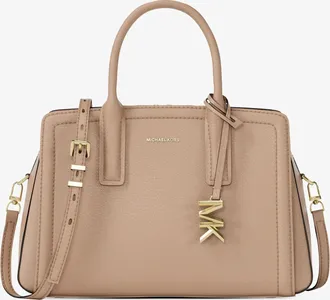 Michael Kors Laila Small Pebbled Leather Satchel