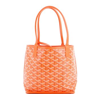 Goyard Anjou Reversible Tote Coated Canvas Mini