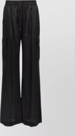 Tom Ford silk cargo trousers elastic waistband
