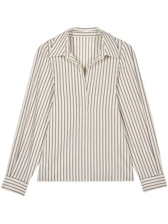 BA&SH Camicia Felicia a righe - Nero