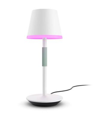 Philips White And Color Ambiance, L&aacute;mpara De Mesa Port&aacute;til Hue Bello, Compatible Con Bluetooth, Blanca - Philips