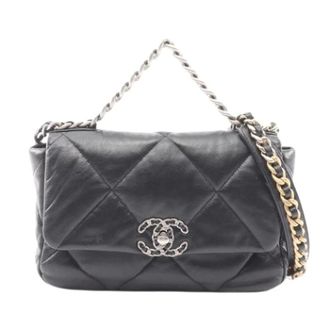 Chanel Pre-owned Vintage Cross Body Bag - Dames - Pre-owned - Zwart - Maat: ONE Size Leer