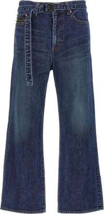 sacai Blue Bootcut jeans