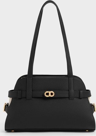 Charles & Keith Aubrielle Belted Shoulder Bag
