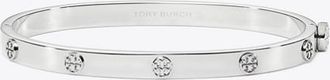 Tory Burch Womens Thin Icon Hinge Bracelet, size S