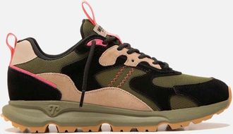 Wushu Ruyi Womens Song 11 Sneaker - Olive / Black - Tan - Size: 6.5