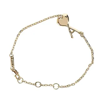Ami Brass hammered Ami de Coeur bracelet Man One Size