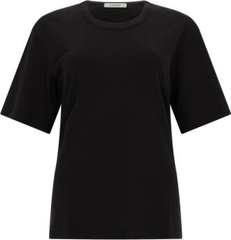 Christophe Lemaire Black Solid Crew Neck T-Shirt