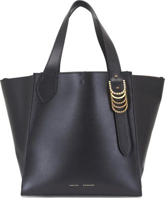 Dorothee Schumacher Borsa tote con doppia fibbia - Nero