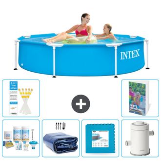 Intex Piscina Con Estructura Redonda - 244x51 Cm - 7-piezas S14