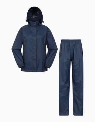 Mountain Warehouse Womens Mountain Warehouse Womens/Ladies Pakka Jacket and Trousers Set - Navy - Size: 16